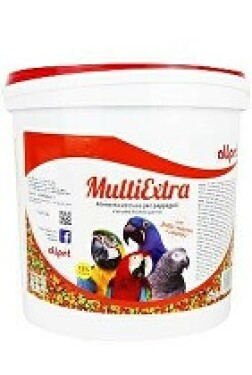 Krmivo pro Papoušky velké MULTIEXTRA extrud. 5kg