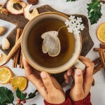 TEA HERITAGE Bylinný čaj s verbenou a citronem Glove – 5 ks, stříbrná barva, papír, textil