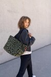 Nákupní taška přes rameno Reisenthel Shopper M Teddy leo olive