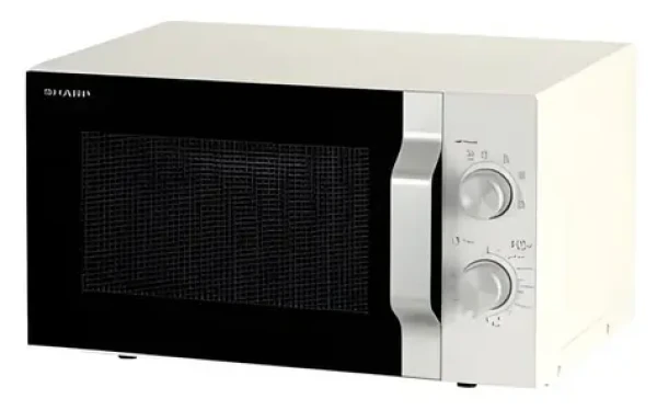 Sharp R204WA bílá / Mikrovlnná trouba / otočné ovládání / 800W (18102221)