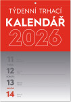Kalendář 2026 nástěnný: Trhací týdenní A5