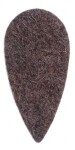 Timber Tones Felt Tones Teardrop Brown Wool Felt
