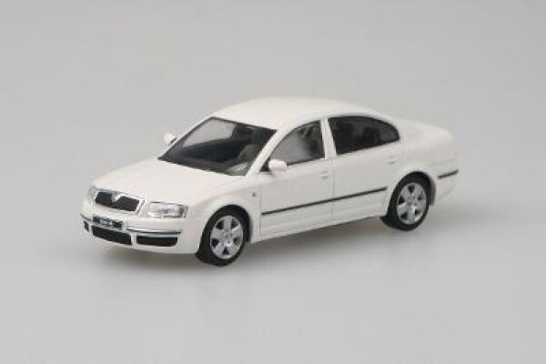 ABREX 1/43 ŠKODA SUPERB I 2001 BÍLÝ CANDY 143AB-003E