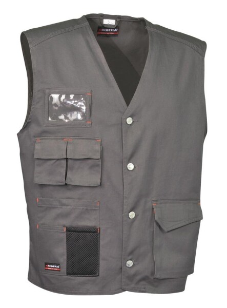 Pracovní vesta COFRA MONASTIR Barva: Antracitová, Velikost: L (V285_0_04_L)