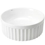 REA/S - Sada: Závěsná WC mísa + Umyvadlo na desku Duo White KPL-K3005
