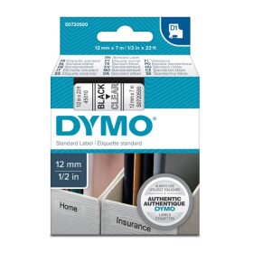 Páska do štítkovače DYMO D1 45010 polyester Barva pásky: transparentní Barva písma:černá 12 mm 7 m