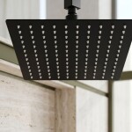 REA - Čtvercová hlavová sprcha JS-P015B 30cm Black REA-P0613