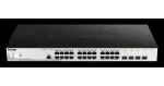 D-Link DGS-1210-28P/ME/E / Gigabit PoE Smart Switch / 24x GbE RJ-45 PoE / 4x GbE SFP / PoE 193W (DGS-1210-28P/ME/E)