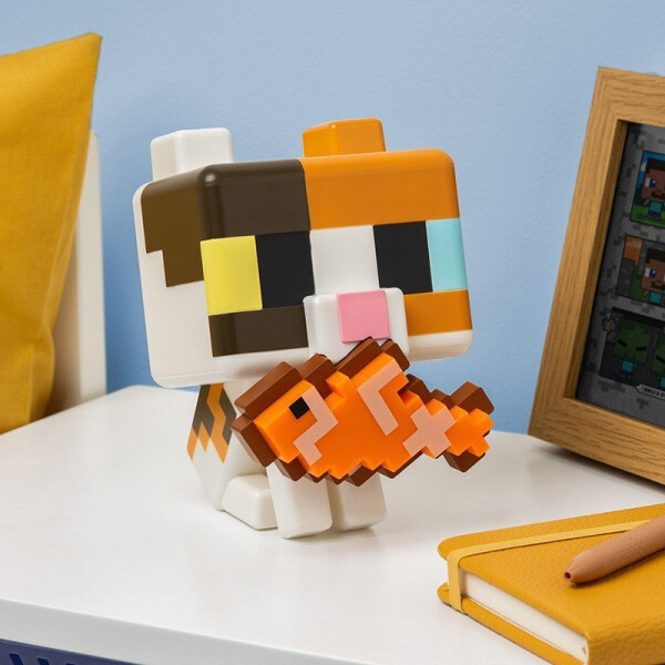 Světlo GloBuddies Minecraft - Kočka - Paladone