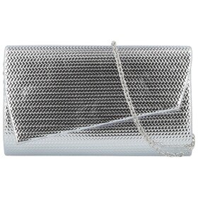 Módní dámské psaníčko Michelle Moon Astra, stříbrné