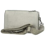 Trendy dámská crossbody kabelka Santiana new, stříbrná