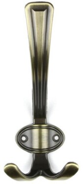 Tulip Nábytkový věšák rustikální Rubico XL staromosaz, 1 ks (157312)