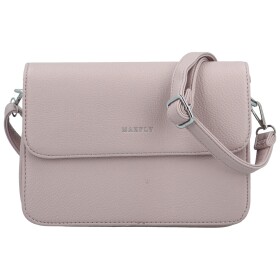 Stylová dámská koženková crossbody kabelka MaxFly Hanele, fialová