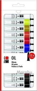 Marabu olejové barvy 12 x 12 ml
