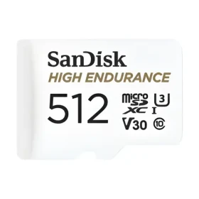 SanDisk High Endurance Monitoring microSDXC 512GB + adaptér / Paměťová karta / Class 10 / čtení: 100 MB/s (SDSQQNR-512G-GN6IA)