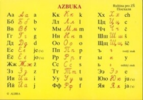 Azbuka - Ruský jazyk pro ZŠ (tabulka A6, azbuka, číslovky, dny v týdnu)