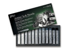Suché pastely Mungyo Gallery Soft Pastel Gray MPV12G 12 barev