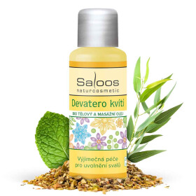 Tělový a masážní olej DEVATERO KVÍTÍ 50ml Saloos