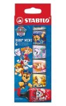 STABILO BOSS MINI PAW Patrol 6ks - potisk Chase, Marshall, Rubble, Skye, Everest a Liberty