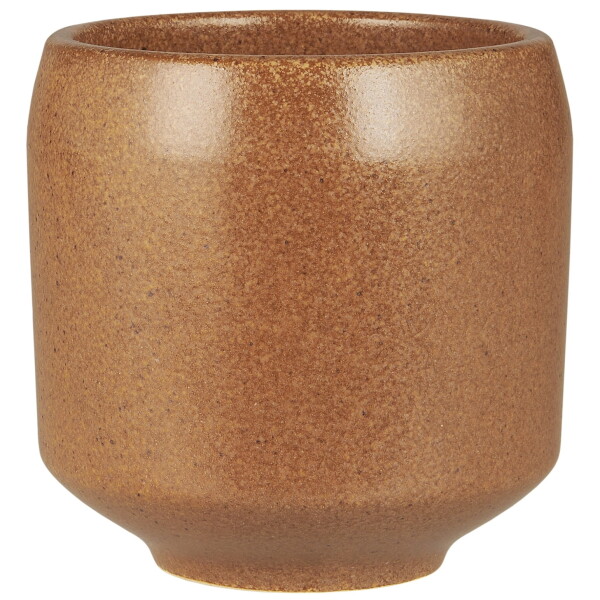 Ib Laursen Keramický obal na květiny Saga Brown, hnědá barva, keramika