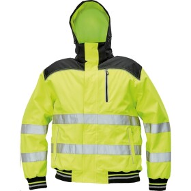 CRV Cerva Bunda KNOXFIELD Hi-Vis WINTER PILOT pánská zimní reflexní žlutá XS žlutá