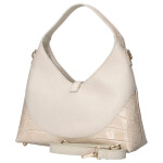 Luxusní dámská kožená kabelka do ruky Elizaveta, béžová