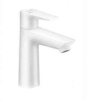 HANSGROHE - Talis E Umyvadlová baterie s výpustí, CoolStart, matná bílá 71713700