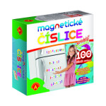 Magnetické číslice na lednici 100 dílků