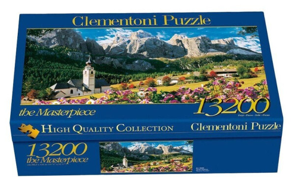 Puzzle Italské Dolomity 13200 dílků - Clementoni