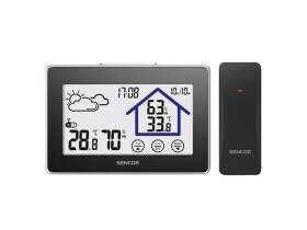 SENCOR SWS 2999 Meteostanice / LCD / bezdrátové čidlo (8590669298051)