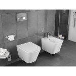MEXEN - Teo Závěsná WC mísa Rimless Tornado, bílá lesk 3385XX00T