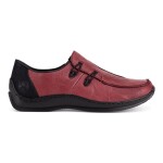 Polobotky Rieker L1751-35 Přírodní kůže (useň) - Lícová