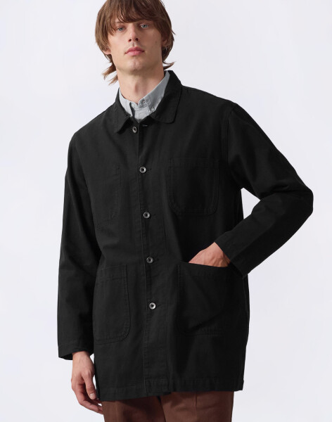 Service Works Canvas Long Shop Coat Black XL