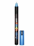 Akrylový popisovač Uni Posca 1MR 0,7 mm trubičkový hrot, modrý metalický