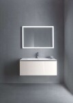 DURAVIT - L-Cube Umyvadlová skříňka 40x102x48 cm, 1 zásuvka, lesklá bílá LC614202222