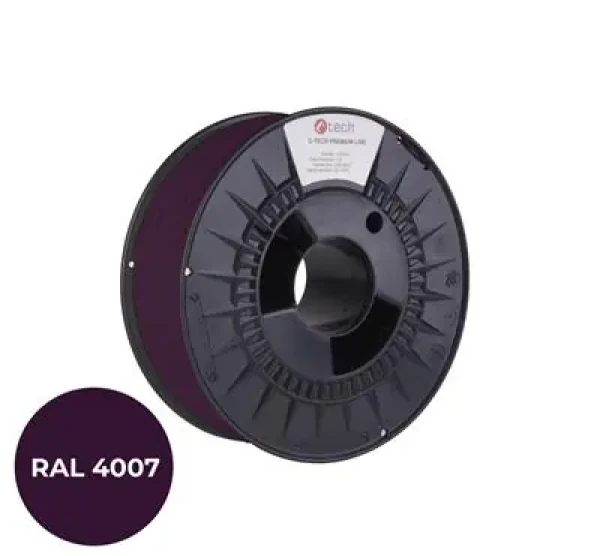 C-TECH PREMIUM LINE Filament PETG purpurová fialková | RAL4007 | 1.75mm | 1kg (8594125013035)