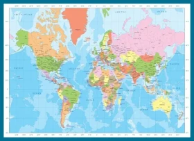 EUROGRAPHICS Puzzle Mapa světa