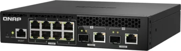 QNAP QSW-M2108R-2C / Switch / 8x 2.5GbE / 2x combo 10GbE RJ45 SFP+ (QSW-M2108R-2C)