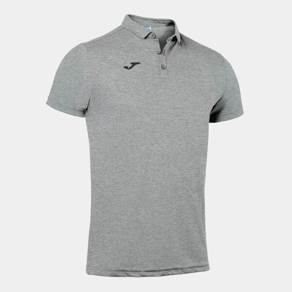 Pánské polo tričko Joma Polo Shirt Hobby S/S Light Melange Velikost: XL