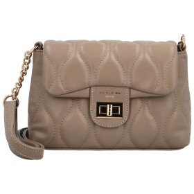 Trendy dámská koženková crossbody kabelka Ingmax, taupe