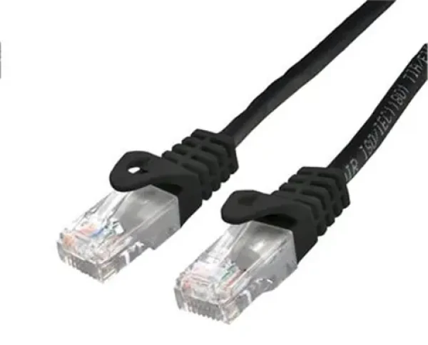 C-TECH patchcord Cat6 UTP 1 m černá (8954125015109)