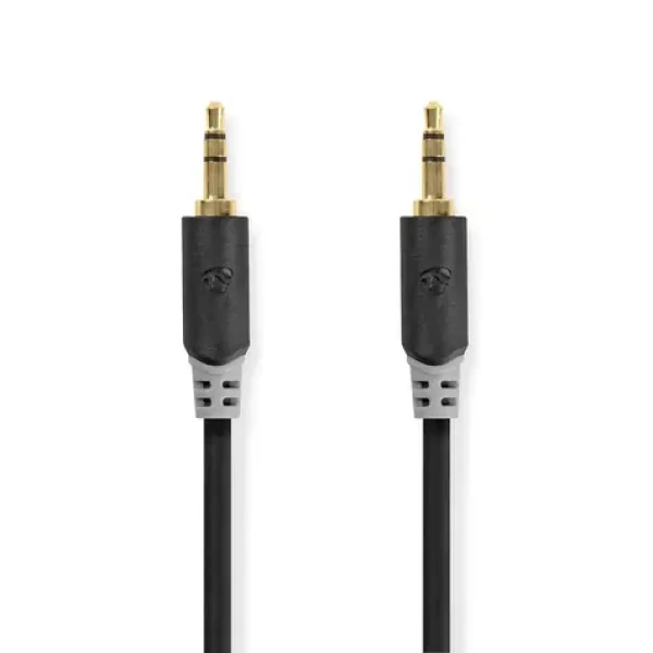 Nedis Stereo Audio kabel jack 3.5 mm (M) - jack 3.5 mm (M) 0.50 m černá (CABW22000AT05)