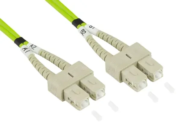Good Connections SC/SC zelený / Optický patch kabel / OM5 / 50/125 µm / Multi-mode / 0,5 m (LW-8005SC5)