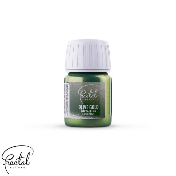 Fractal Tekutá metalická barva Fractal Olive Gold (30 ml)