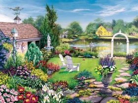 COBBLE HILL Puzzle U rybníčku XL