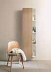 DURAVIT - DuraStyle Skříňka vysoká 180x50x24 cm, levá, lesklá bílá DS1248L2222