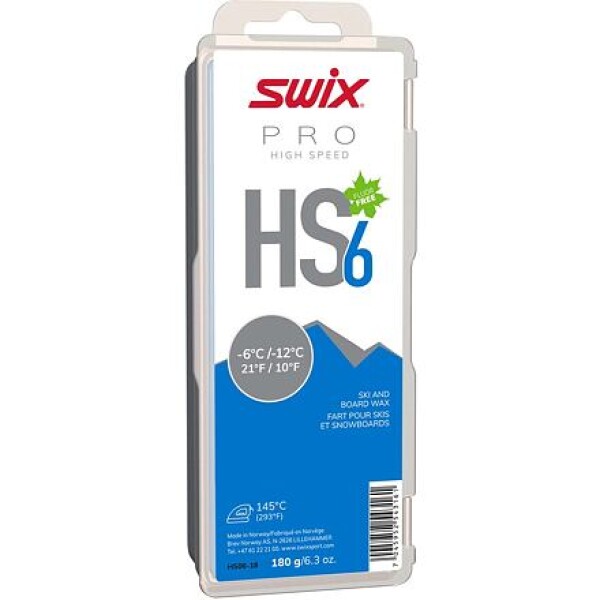 Swix HS06 High Speed skluzný vosk 180 g