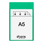Djois magnetická identifikační kapsa, A5, zelená, 10 ks