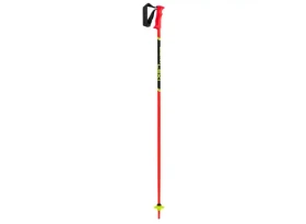 Leki Racing Kids dětské sjezdové hole Bright Red/Black/Neon Yellow 90 cm