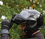 Překlápěcí helma Xrc Fronter black glossy - XL / černá